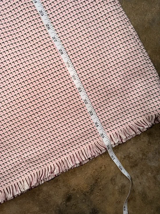 LOFT Pink Tweed Sleeveless Mini Dress - Size 6 - Picture 9 of 9